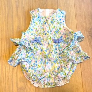 Chickeeduck floral onesie